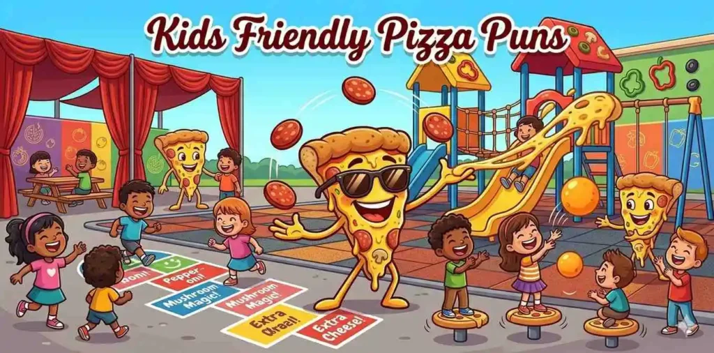Kids Friendly Pizza Puns     