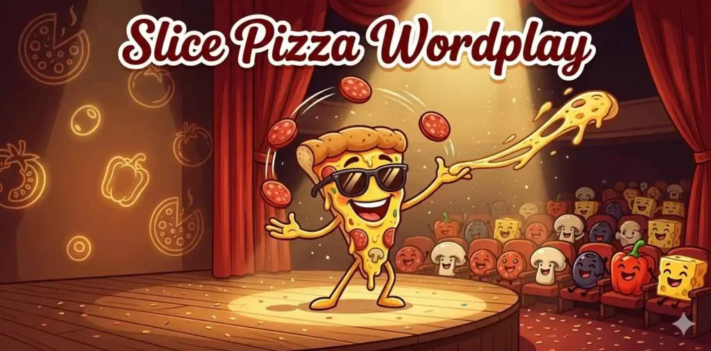 Slice Pizza Wordplay