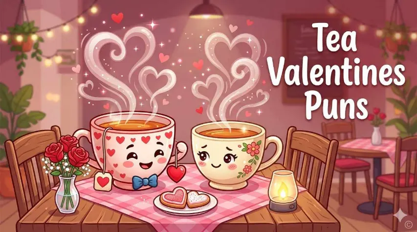 Tea Valentines Puns