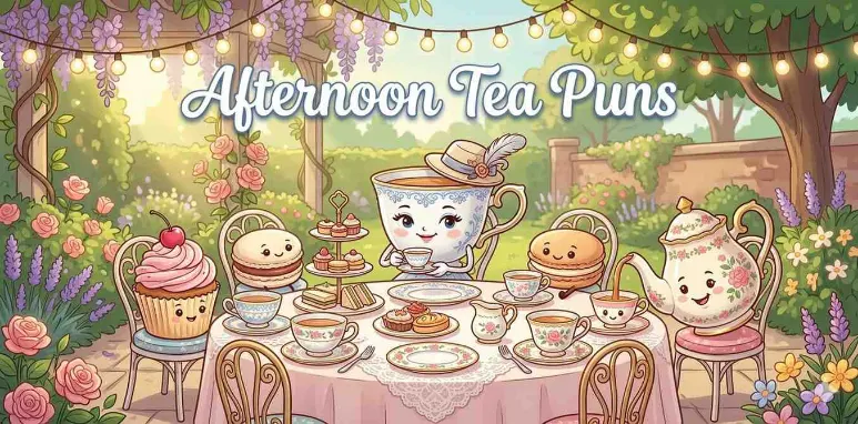 Afternoon Tea Puns