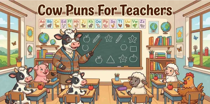 Cow Puns For Teachers
