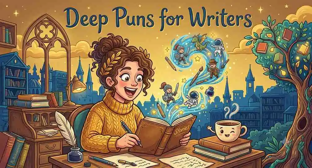 Writer creating deep stories