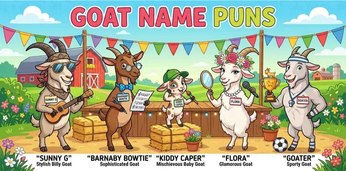 Goat Name Puns