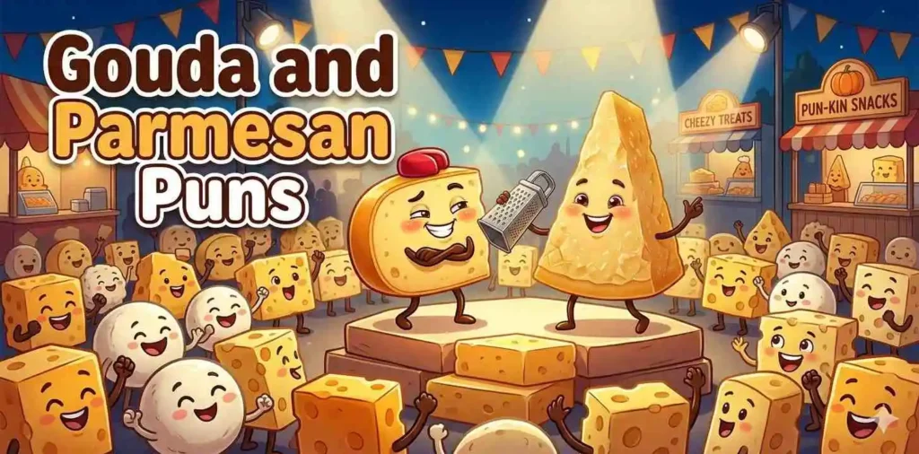 Gouda and Parmesan Puns