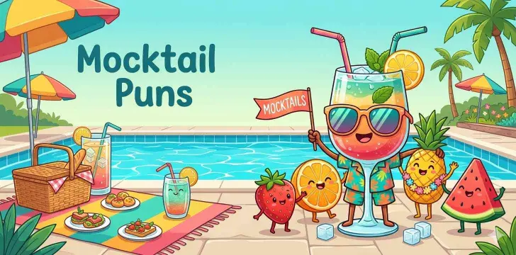 Mocktail Puns
