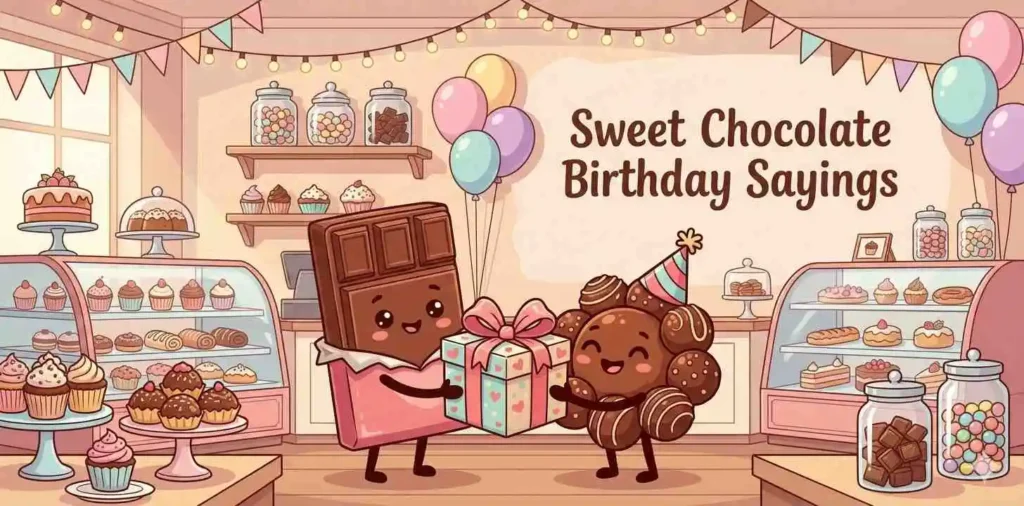  Sweet Chocolate Birthday Sayings