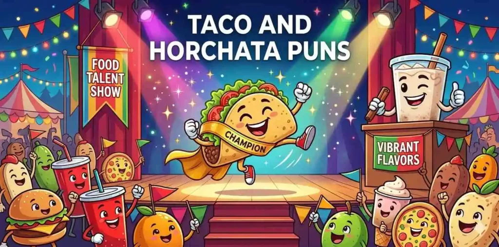 Taco and Horchata Puns