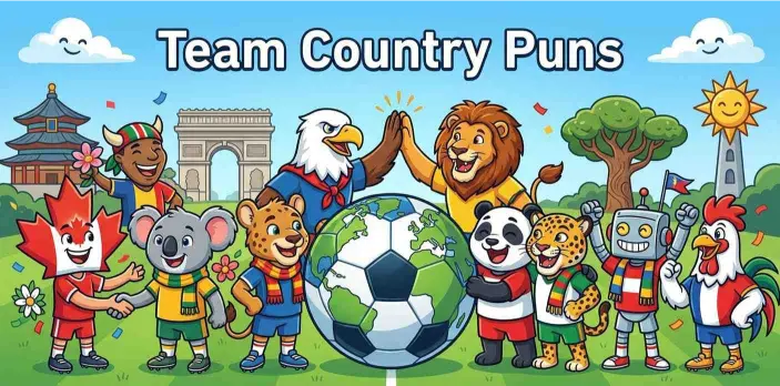 Team Country Puns