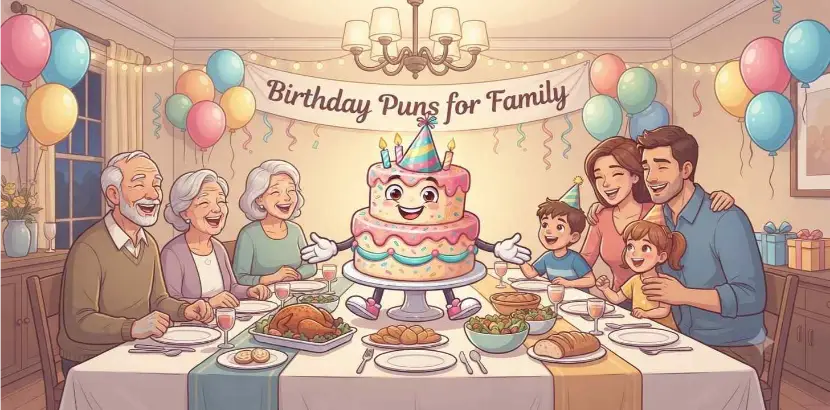 Family birthday dinner celebration