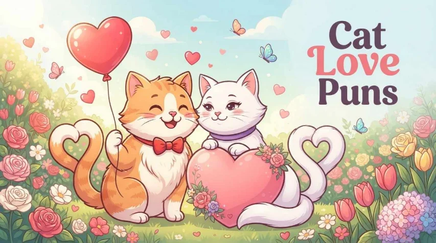 Cat Love Puns