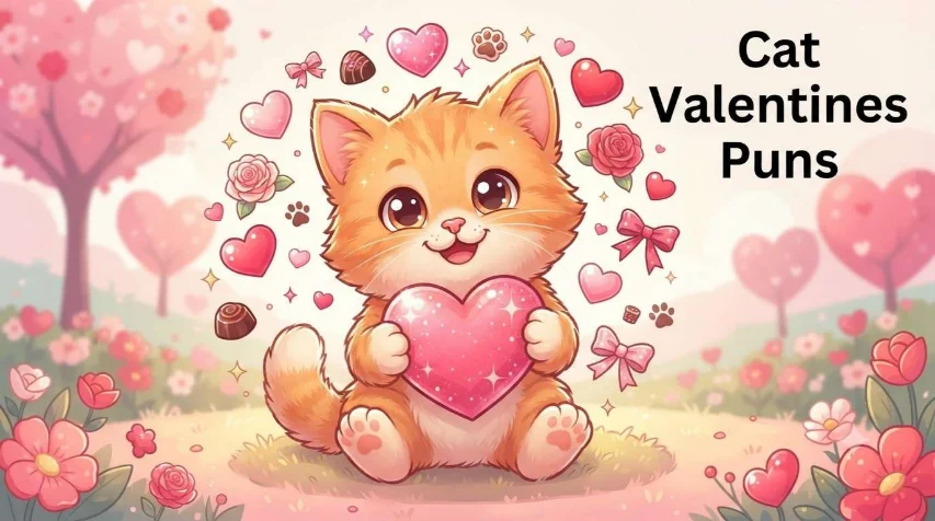 Cat Valentines Puns