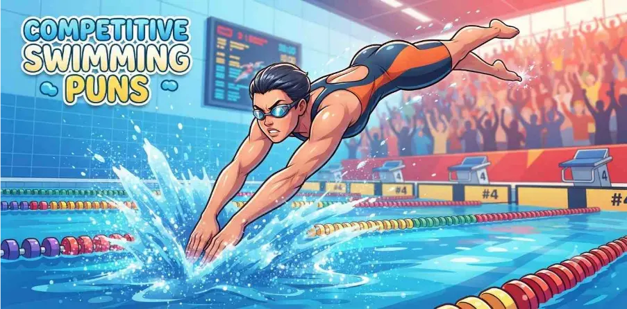Competitive Swimming Puns   