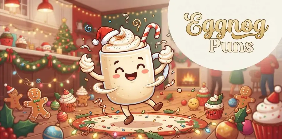 Eggnog Puns       