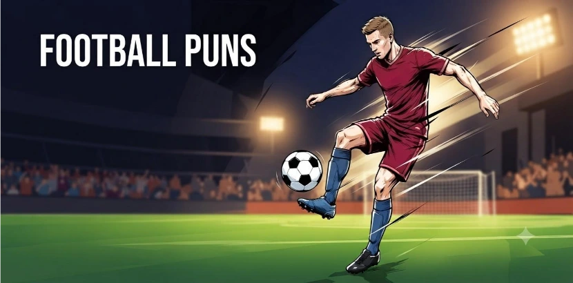 Football Player Dribbling Ball