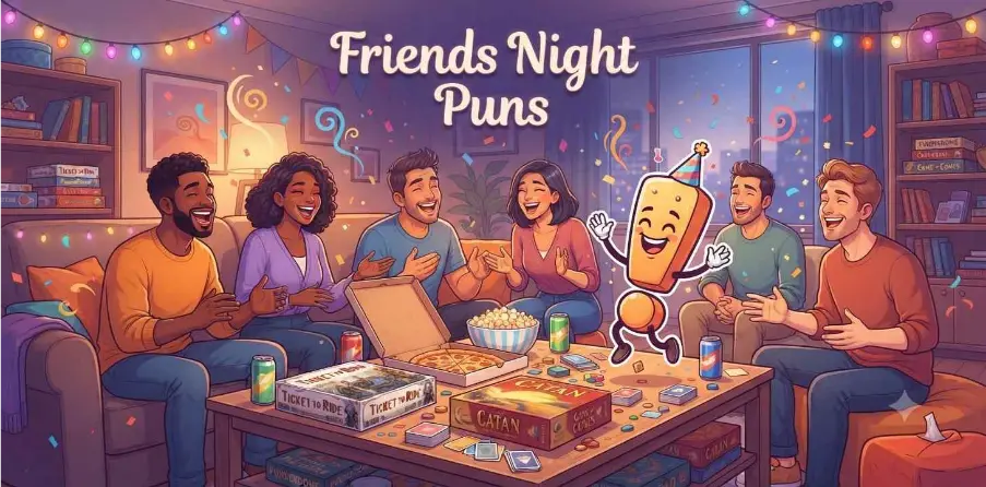 Friends Night Puns         