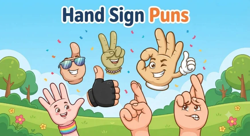 Hand Sign Puns