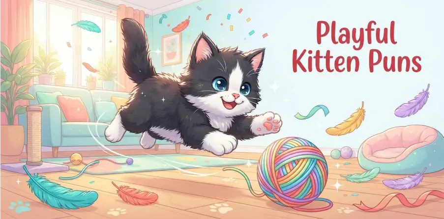 Playful Kitten Puns            