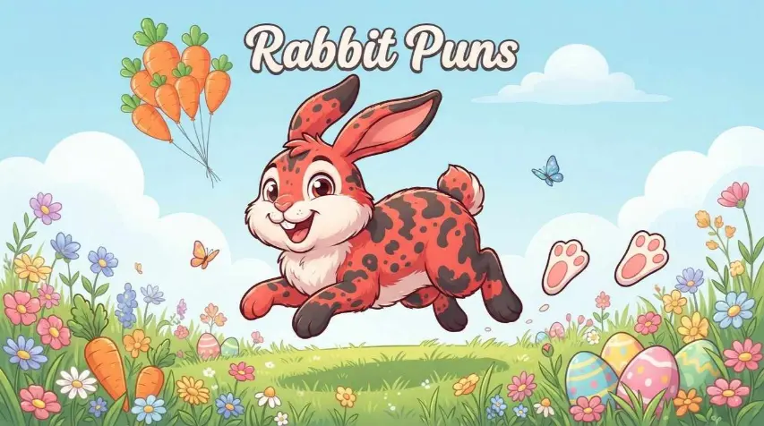 Cute Rabbit Making Funny Faces