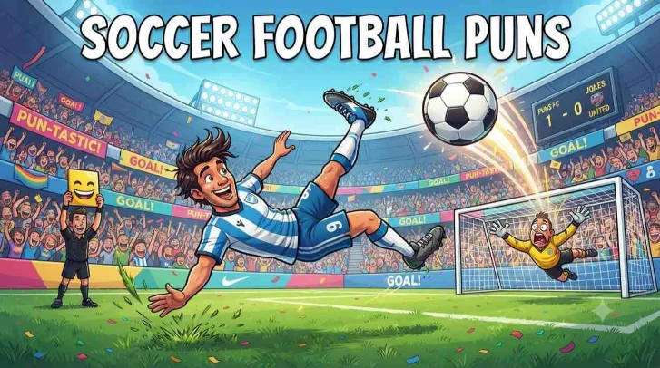 Soccer Player Kicking Football