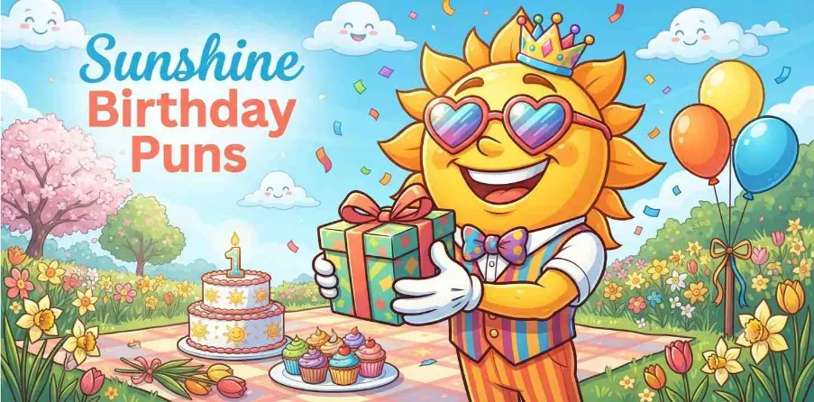 Sunshine Birthday Puns