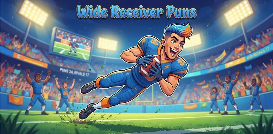 Wide Receiver Puns     