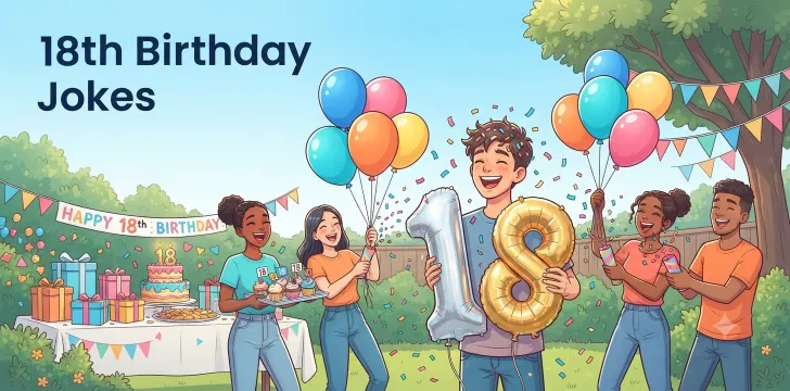 18th Birthday Jokes            