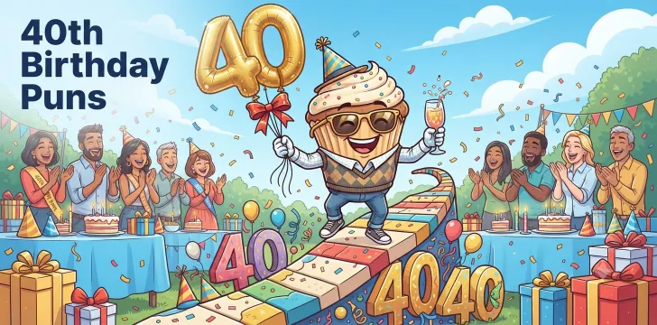 40th Birthday Puns  