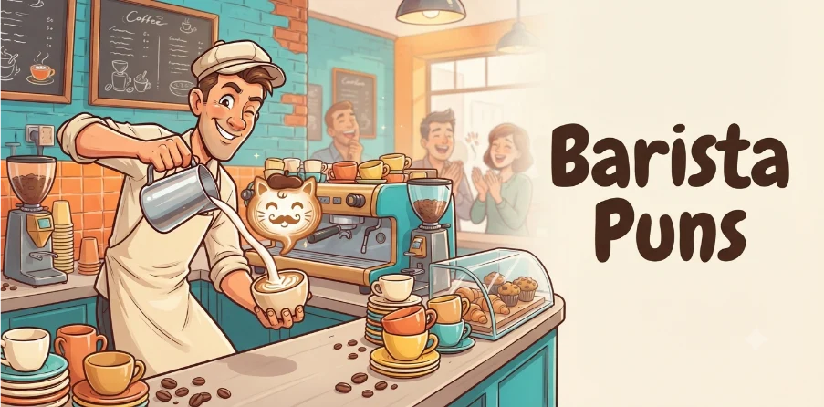 Barista Puns        