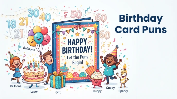 Birthday Card Puns           