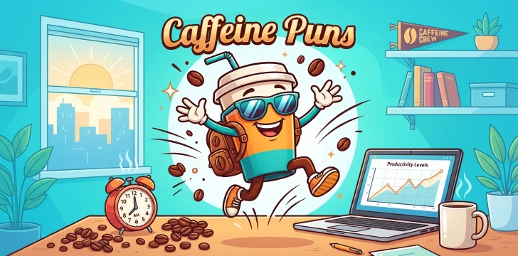 Caffeine Puns     