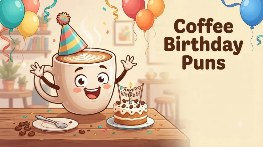 Coffee Birthday Puns