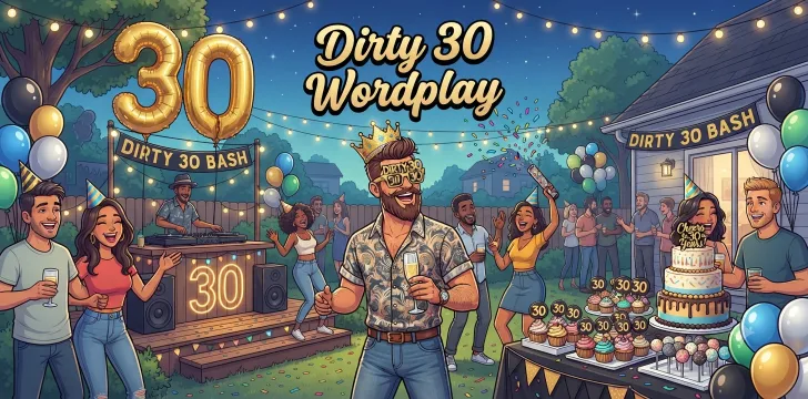 Dirty 30 Wordplay