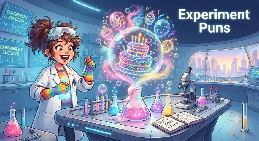 Experiment Puns            
