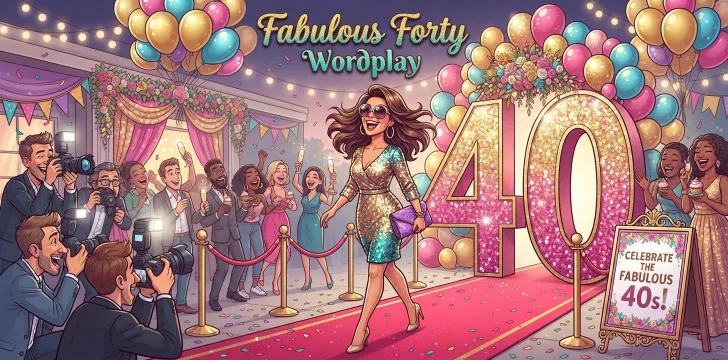 Fabulous Forty Wordplay