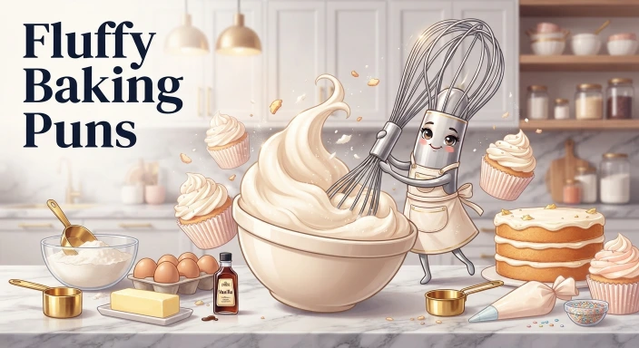 Fluffy Baking Puns