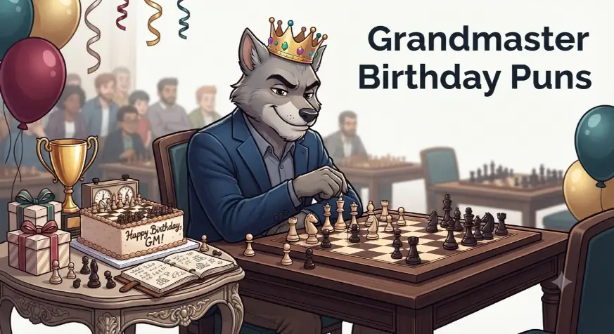 Grandmaster Birthday Puns                 