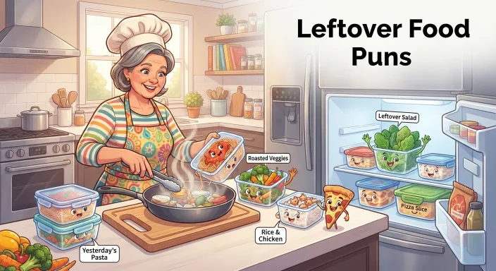 Leftover Food Puns   