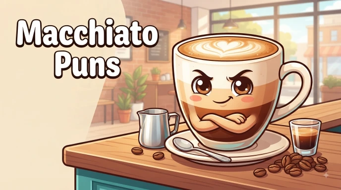 Mocha Puns Chocolate and coffee  
