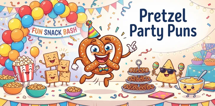 Pretzel Party Puns  