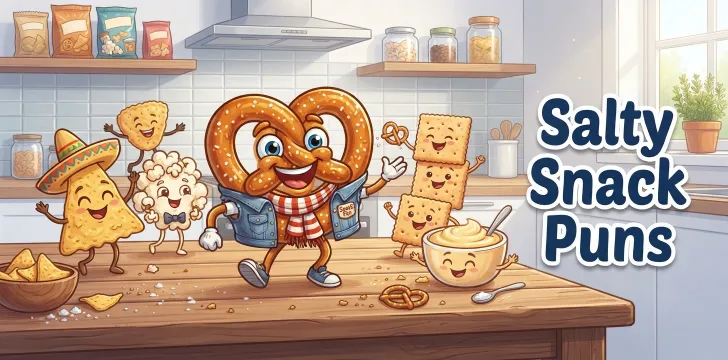 Salty Snack Puns   
