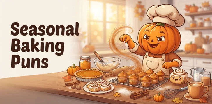 Seasonal Baking Puns    