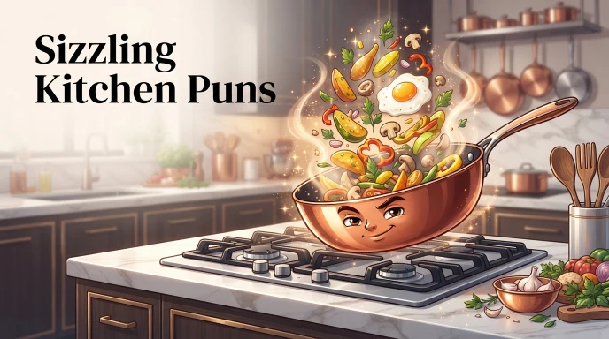 Sizzling Kitchen Puns