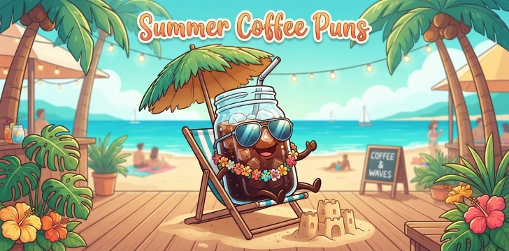 Summer Coffee Puns     