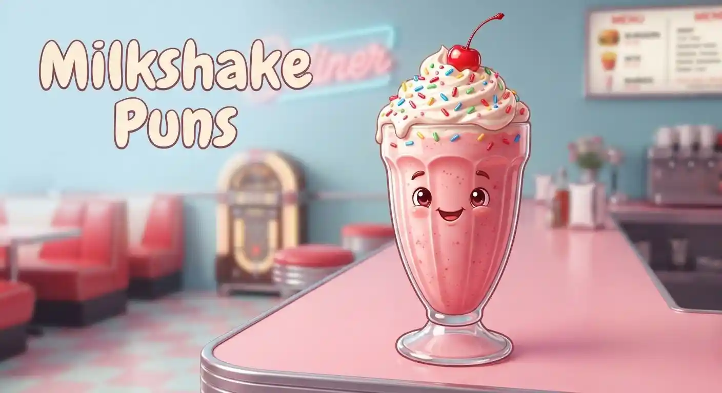 Colorful milkshake with cherry