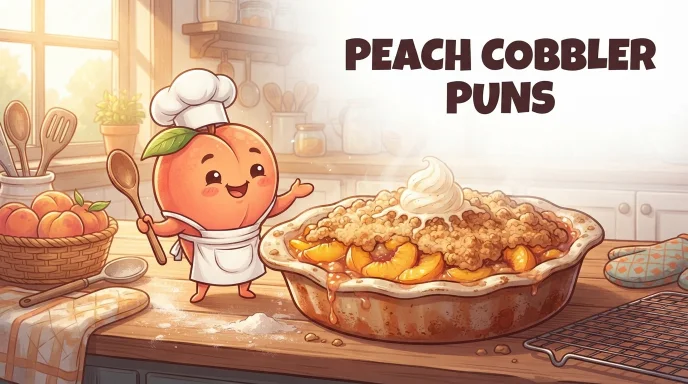 Peach Cobbler Puns