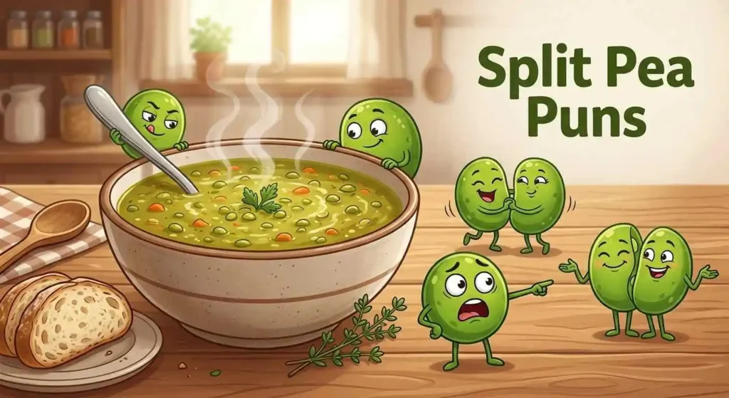Funny split pea soup